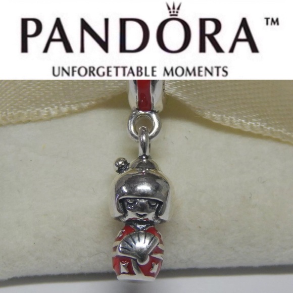 pandora japanese doll charm pandora japanese doll charm
